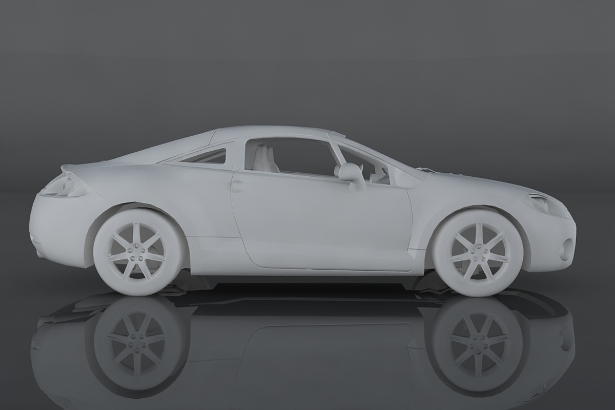 Mitsubishi Eclipse GT, a Cars & Vehicle 3D Model by valtriiu (Photo 10 of 12)
