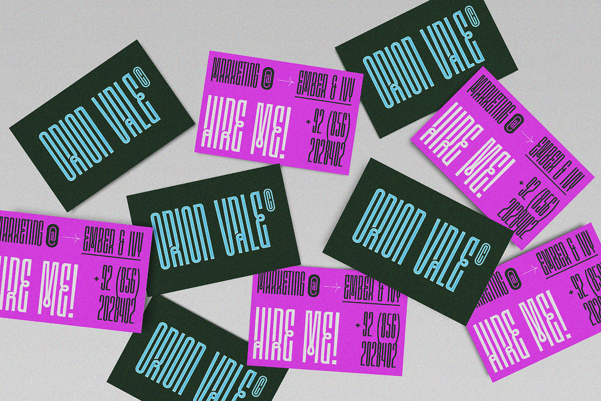 Gothedge, a Sans Serif Font by Aiyari (Photo 10 of 12)