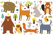 Forest Animals Collection, an Animal Illustration by Gulnara Sabirova (Thumbnail 4 of 15)