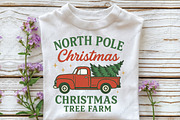 North Pole Christmas Tree Farm PNG, an Illustration by CraftArtStudio (Thumbnail 3 of 4)
