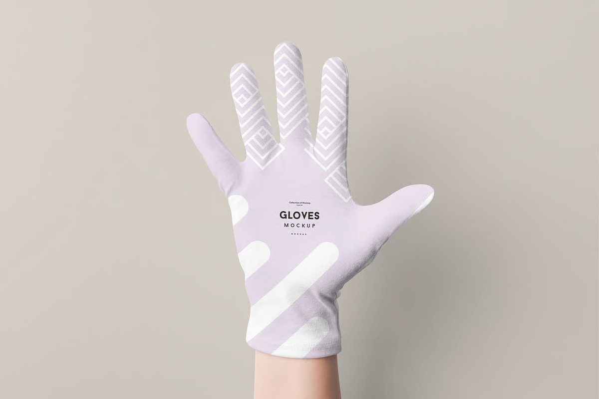 Gloves Mock-up, an Apparel Mockup by zippypixelstudio (Photo 4 of 10)