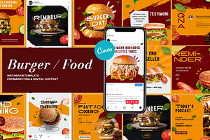 Burger / Food Instagram | CANVA