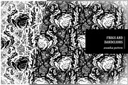 White garden. Seamless patterns, a Pattern Graphic by OlgaSoi007 (Thumbnail 6 of 10)