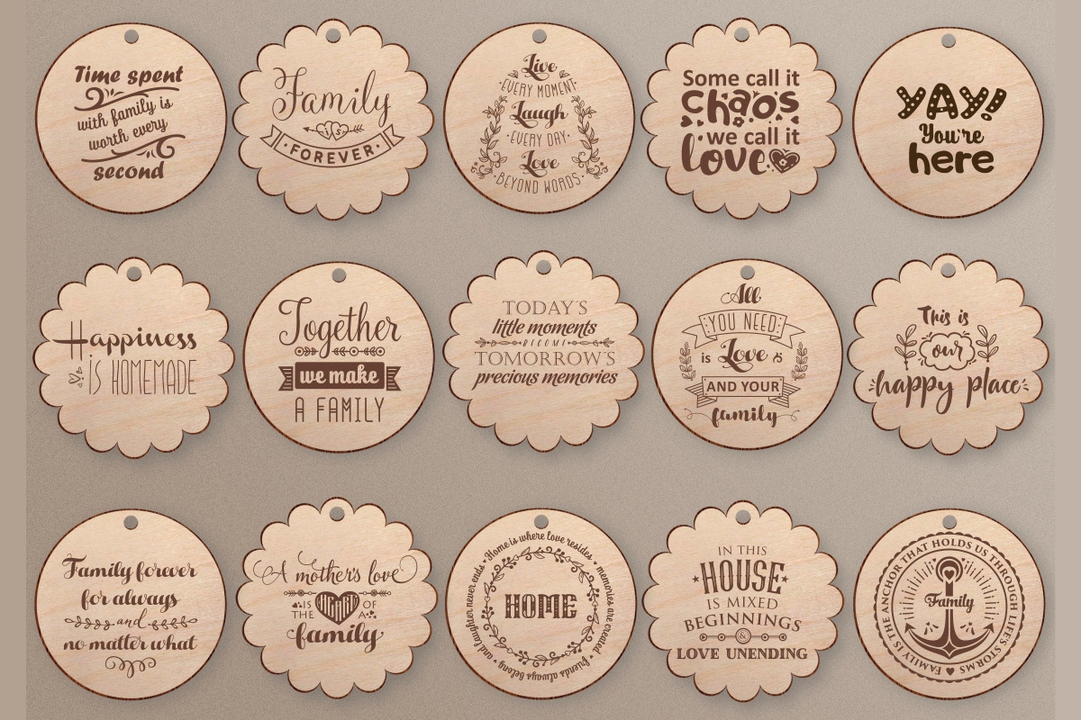 Love Family Quotes. SVG bundle, an Illustration by Zoya Miller (Photo 4 of 14)