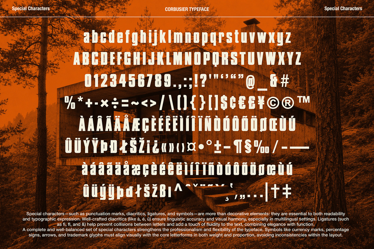 Corbusier Sans Serif Typeface, a Sans Serif Font by God Control (Photo 12 of 12)