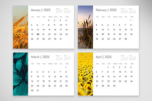 2025 Clean And Minimalist Calendar