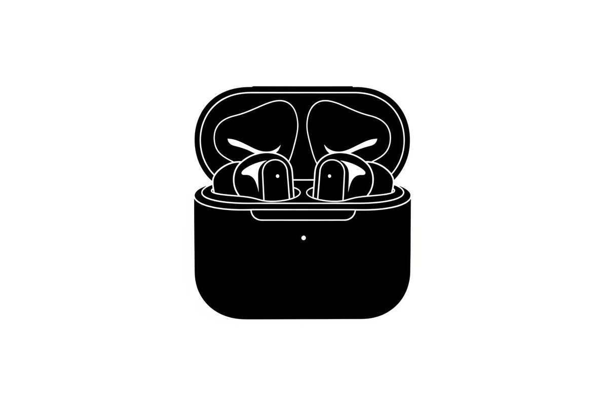 50 Wireless Earbuds Silhouette Icon, an Illustration by abu67222 (Photo 32 of 51)