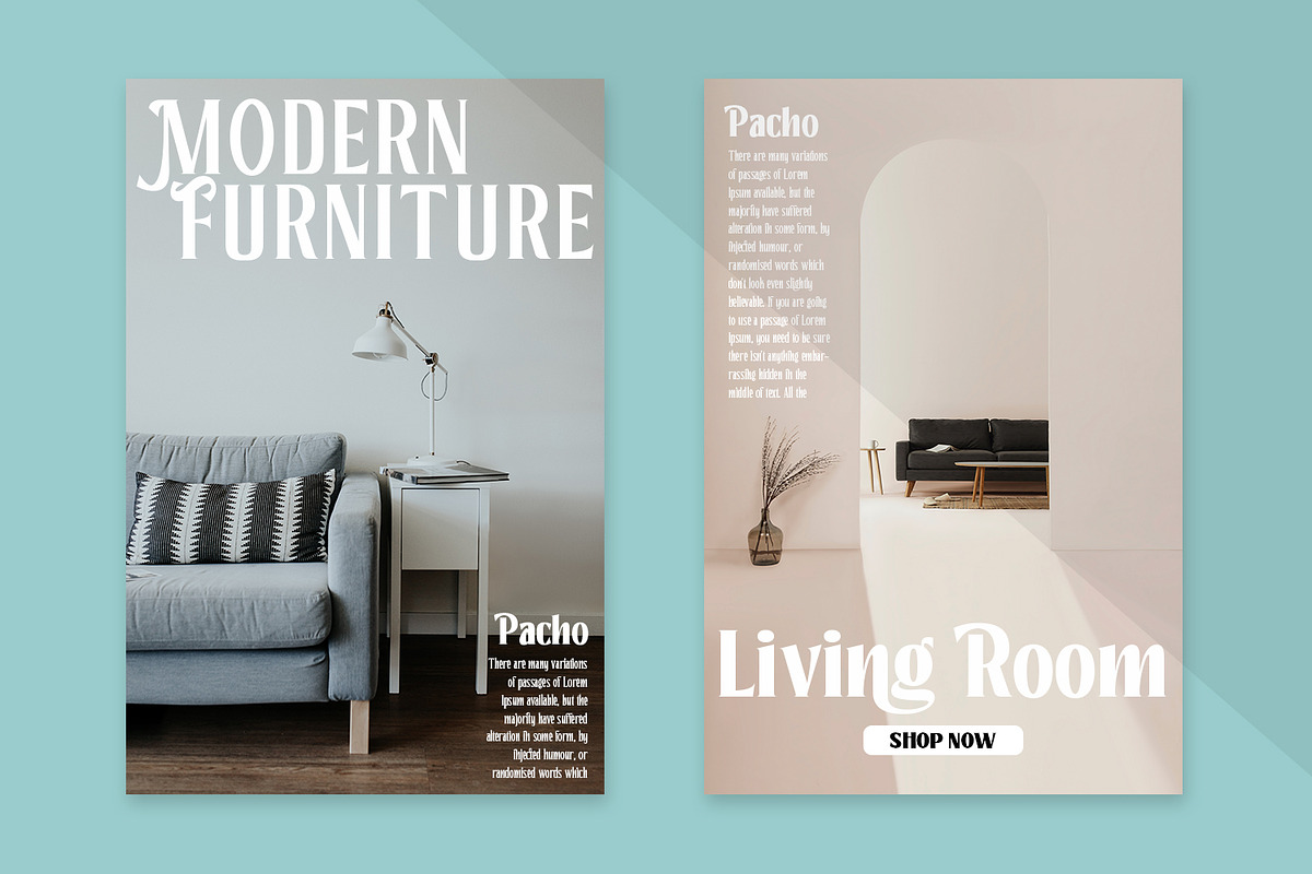 Pacho - Serif Family, a Serif Font by madeDeduk (Photo 2 of 15)