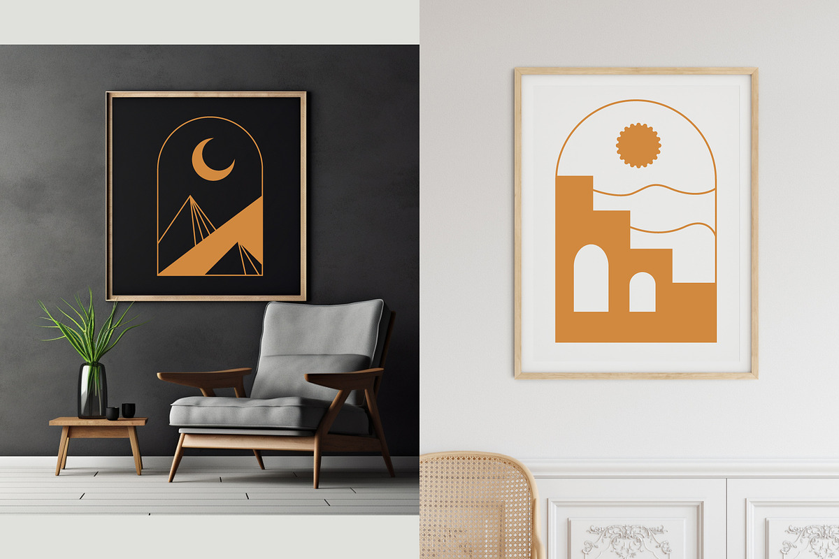100 Illustrations and Frames Atelier, an Object Graphic by Katrinelly (Photo 8 of 16)