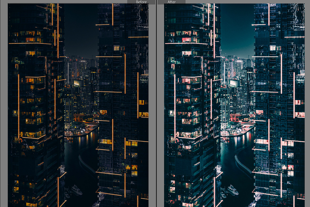 Night Photography Lightroom Preset, a Layer Style Add-On by GeorgeKhelashvili (Photo 8 of 9)