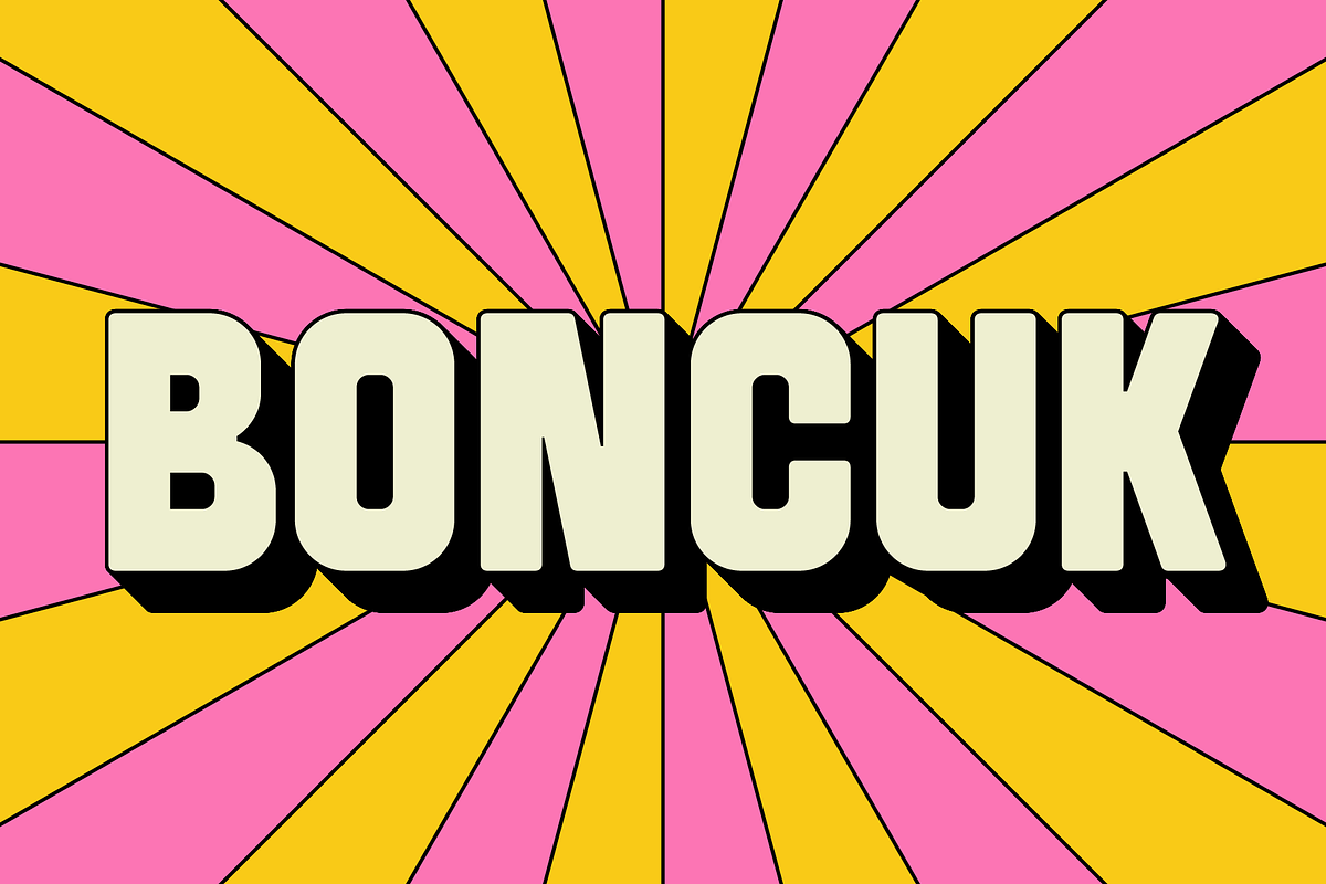 SK Boncuk, a Sans Serif Font by Salih Kizilkaya (Photo 1 of 13)