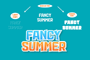 Fancy Summer Font, a Handwritten Font by QR Design Studio (Thumbnail 3 of 9)