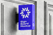 Signboard Vertical Mock-up, an Advertising Mockup by zippypixelstudio (Thumbnail 11 of 14)