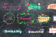 Flower Titles | Premiere Pro MOGRT, a Templates & Theme by 2dfx (Thumbnail 1 of 2)