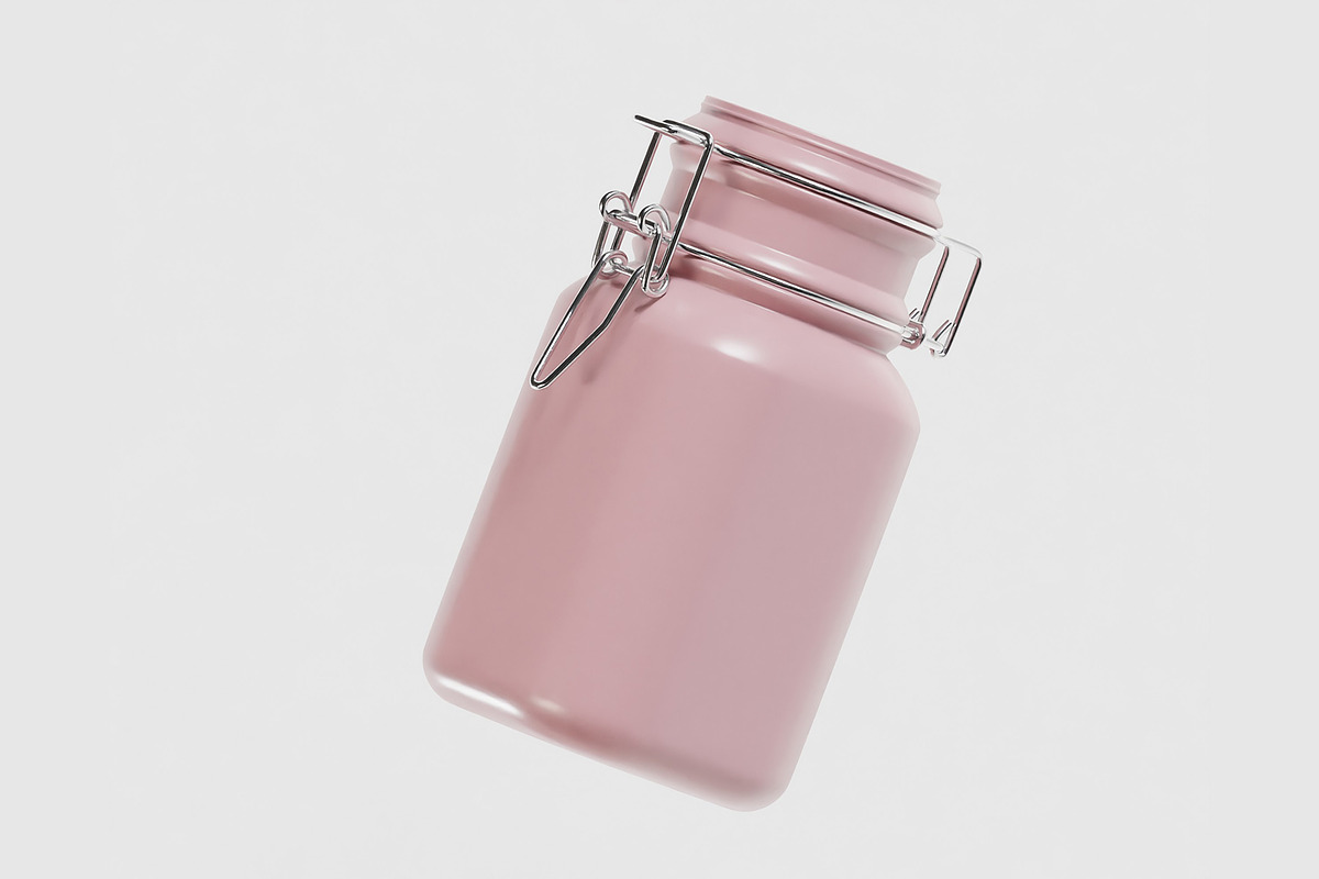 Kitchen glass jar, an Object 3D Model by fahad121 (Photo 2 of 5)
