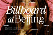Billboard At Beijing, a Serif Font by Natural Ink Studio (Thumbnail 1 of 10)