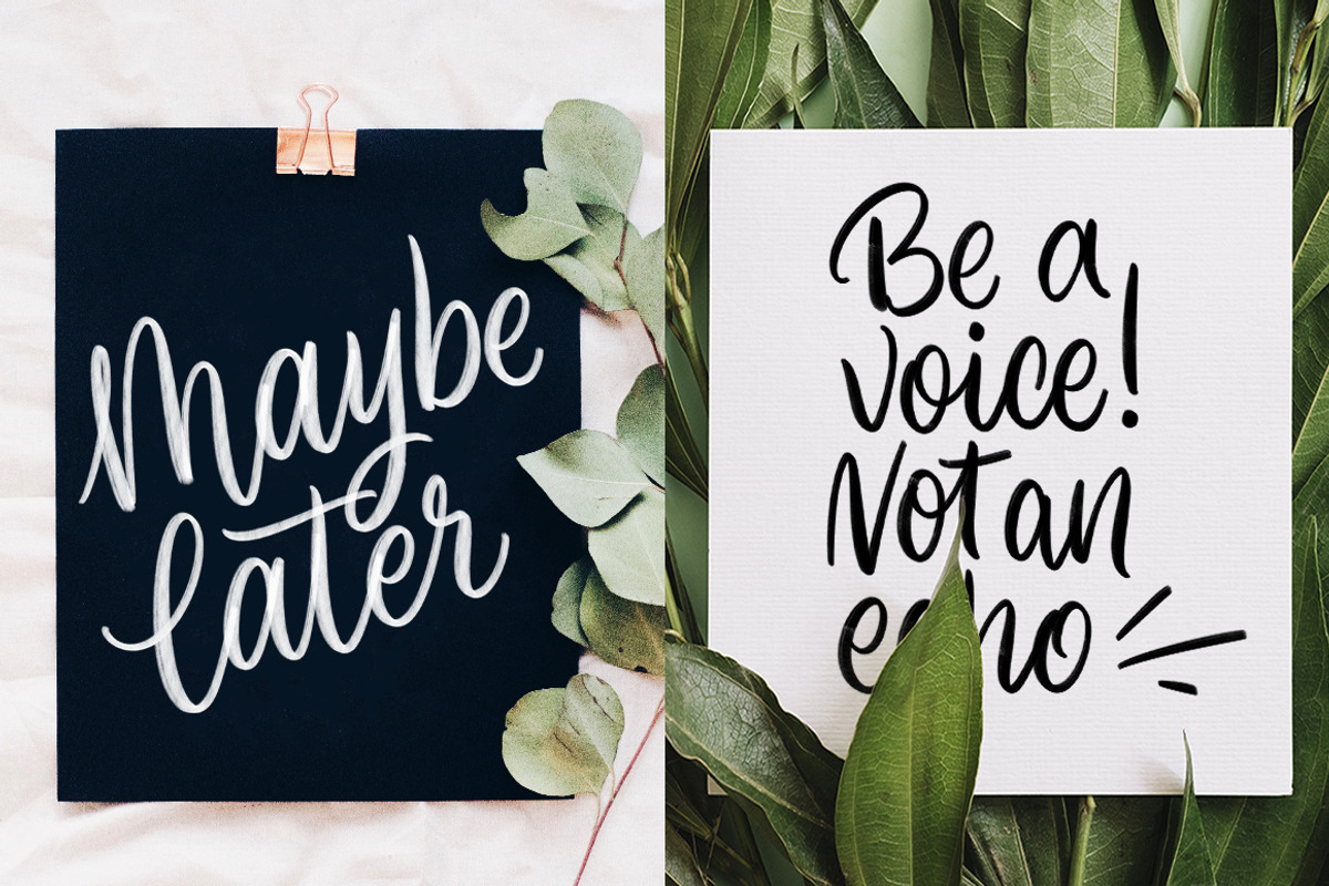 Procreate Calligraphy brushes +Bonus, a Brush Add-On by Type Tale (Photo 6 of 10)