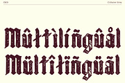 CS Blacken Stamp, a Blackletter Font by Craft Supply Co. (Thumbnail 7 of 8)