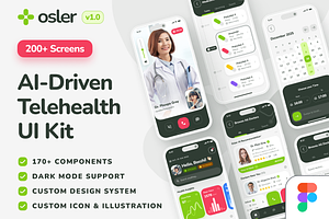 Osler UI Kit: AI Telehealth App