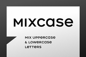 Mixcase - Mixed Case Font