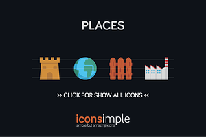 iconsimple: places