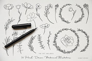 Botanical Illustrations & Logo Kit, an Illustration by BirDIY Design (Thumbnail 3 of 10)