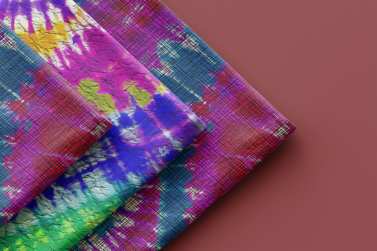 Tie-Dye Texture Digital Papers #94, a Texture Graphic by Digital Art Collectibles (Photo 2 of 5)