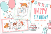 Happy Birthday., a Decorative Illustration by Natalia Skripko (Thumbnail 1 of 3)