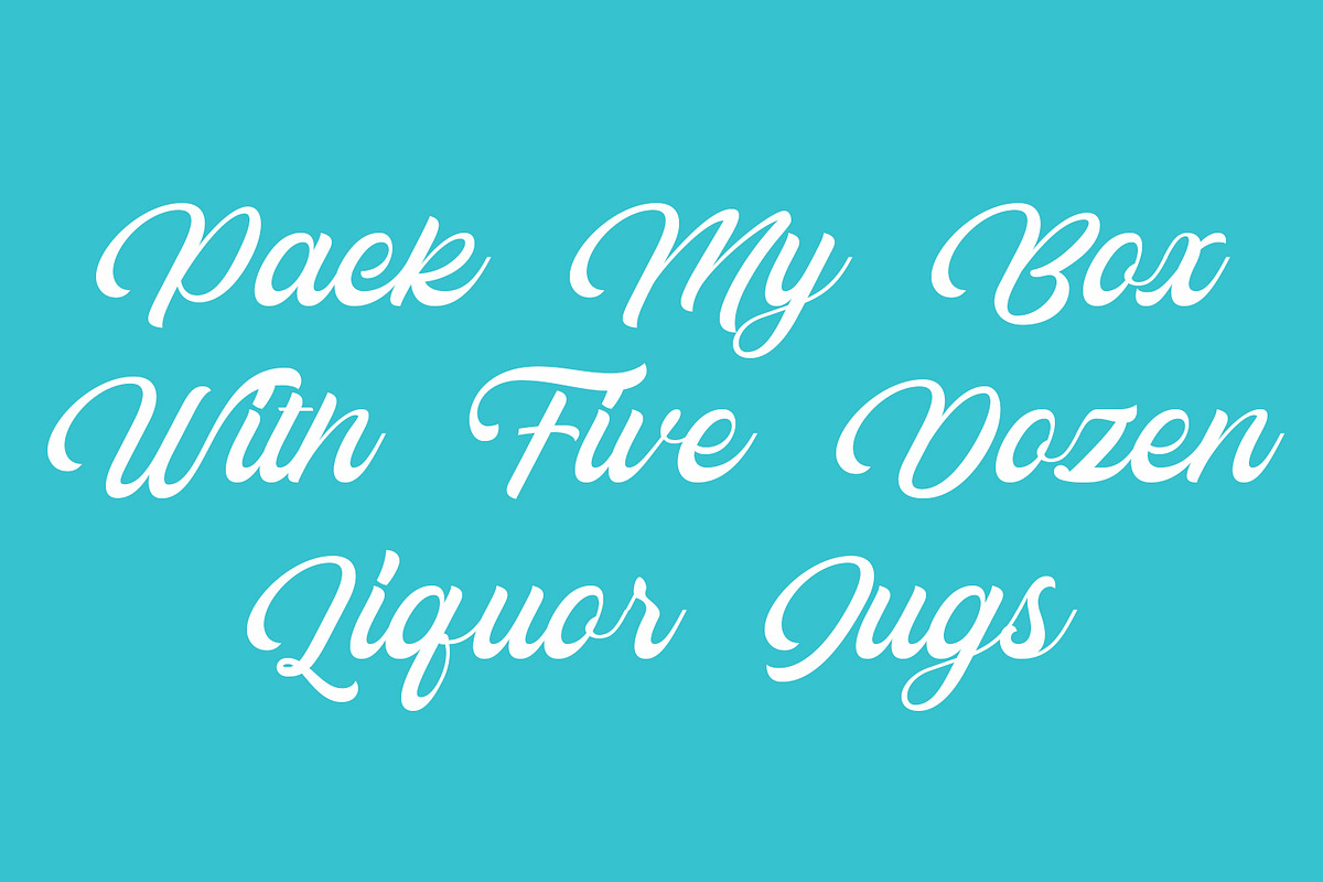 Gradine Script Font preview 6