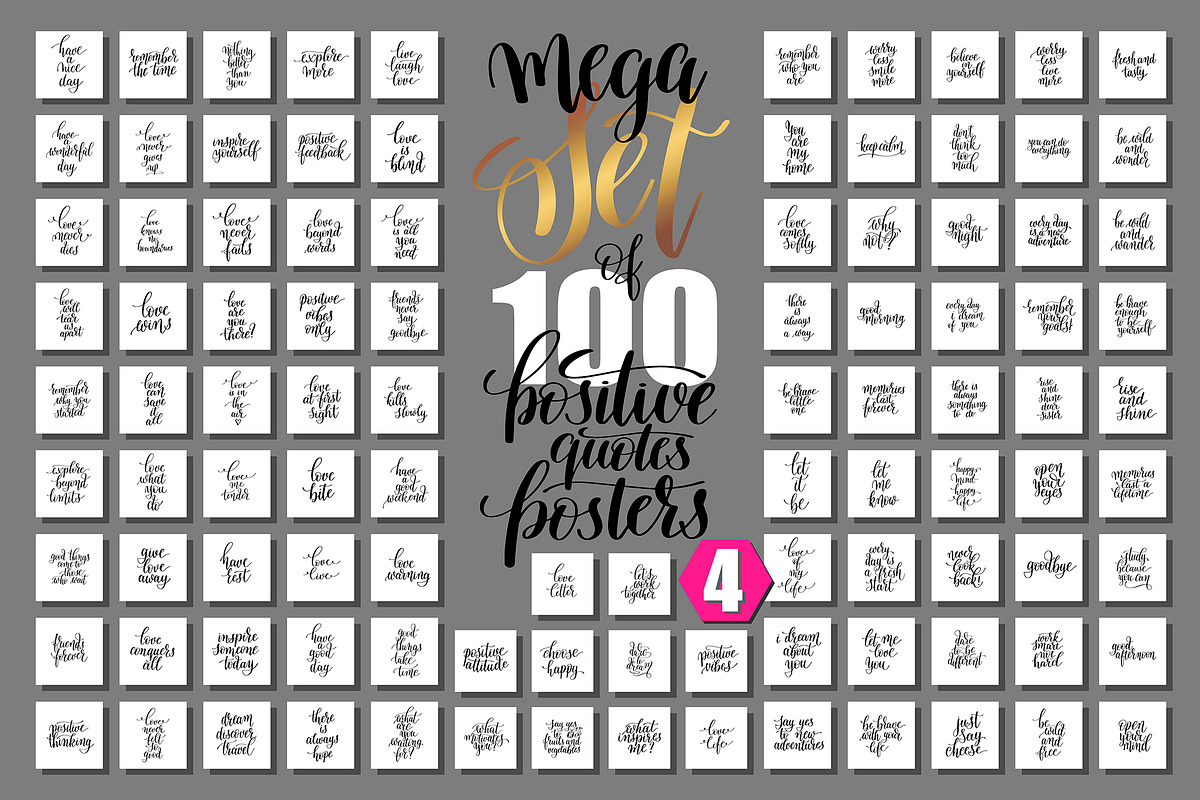 LOVE and LIFE mega set quotes, a Card Template by karakotsya (Photo 1 of 12)