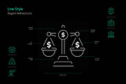 Banking Icon Art Set, an Outline Icon by Prosymbols (Thumbnail 3 of 8)