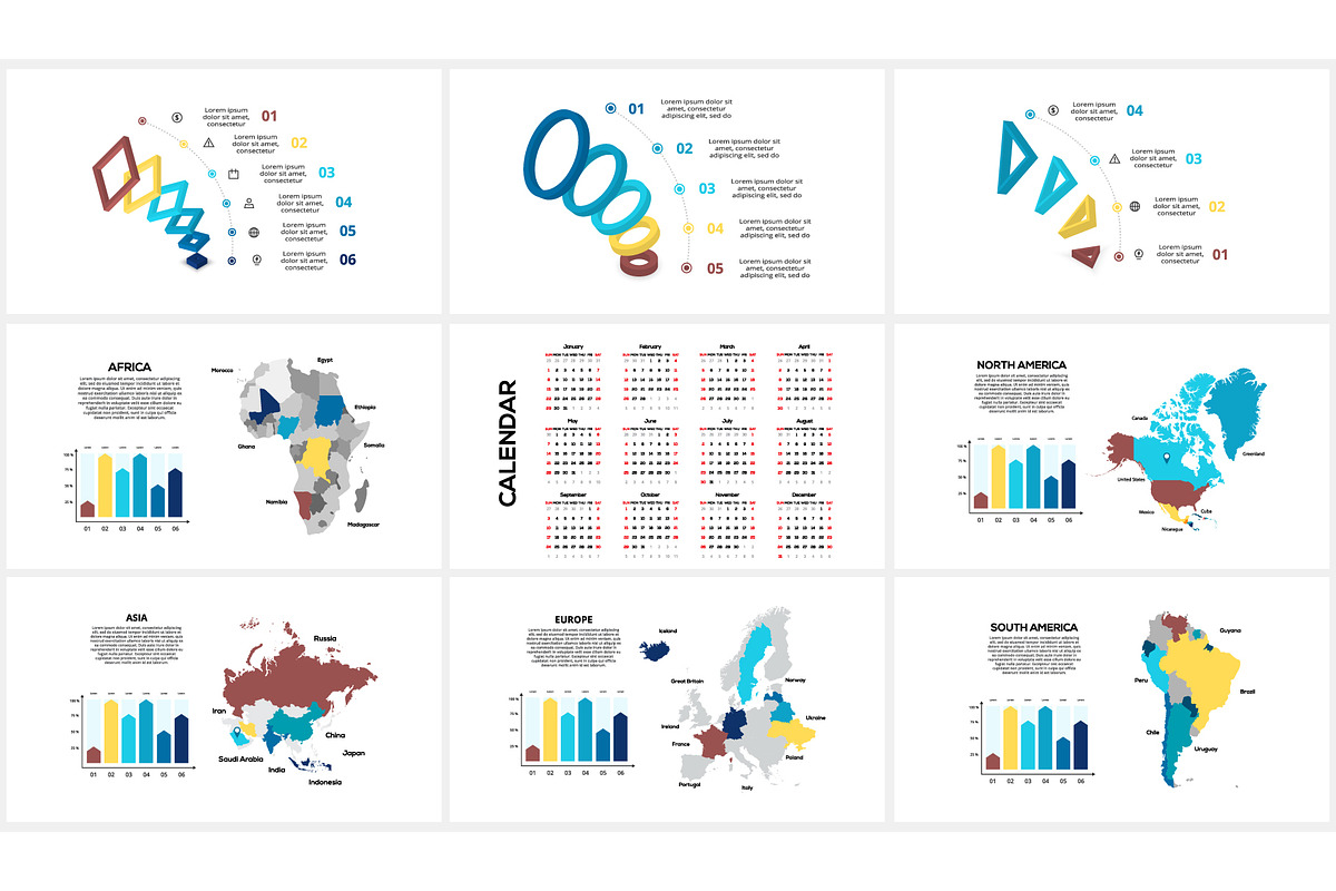 Mix Presentation Canva Template preview 4