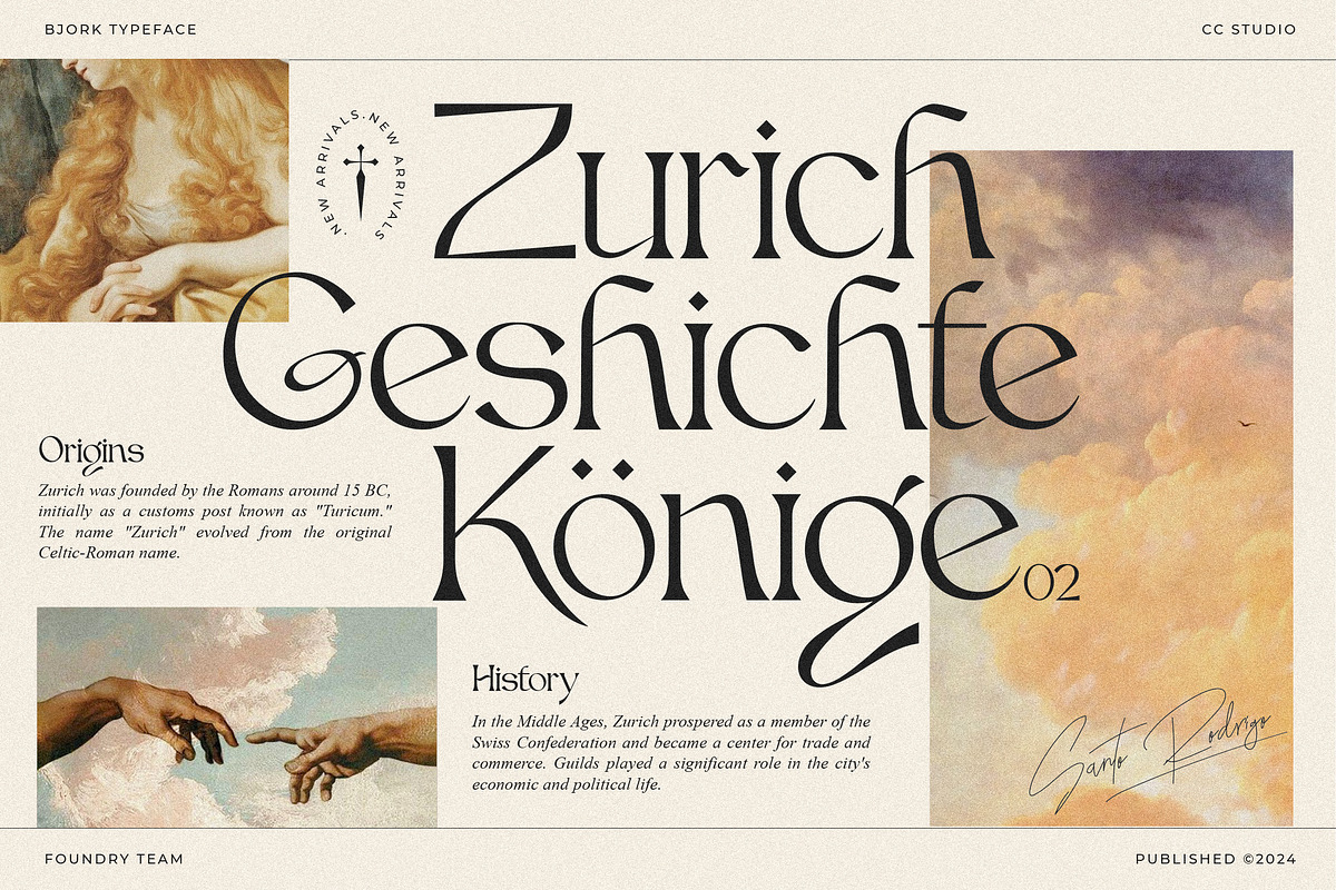 Bjork Serif, a Serif Font by CCS-Type.com (Photo 2 of 30)