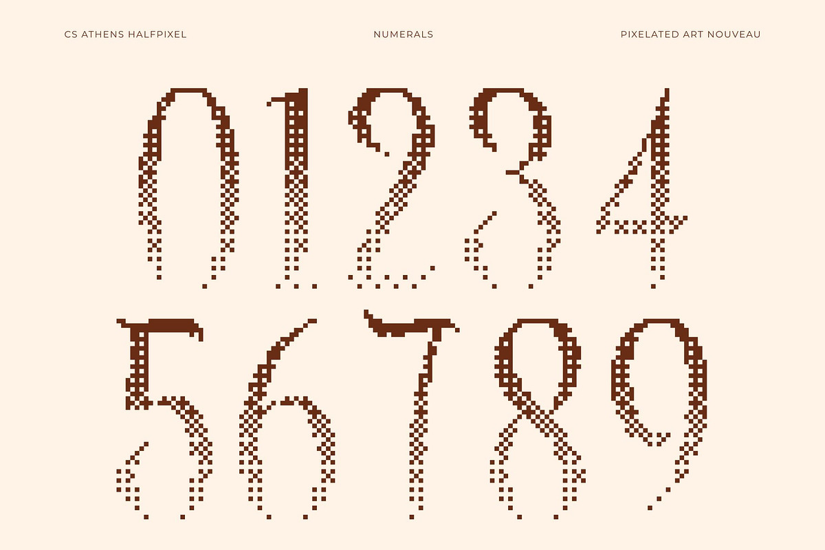 CS Athens Halfpixel, a Sans Serif Font by Craft Supply Co. (Photo 4 of 8)