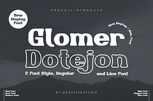 Glomer Dotejon - College Font