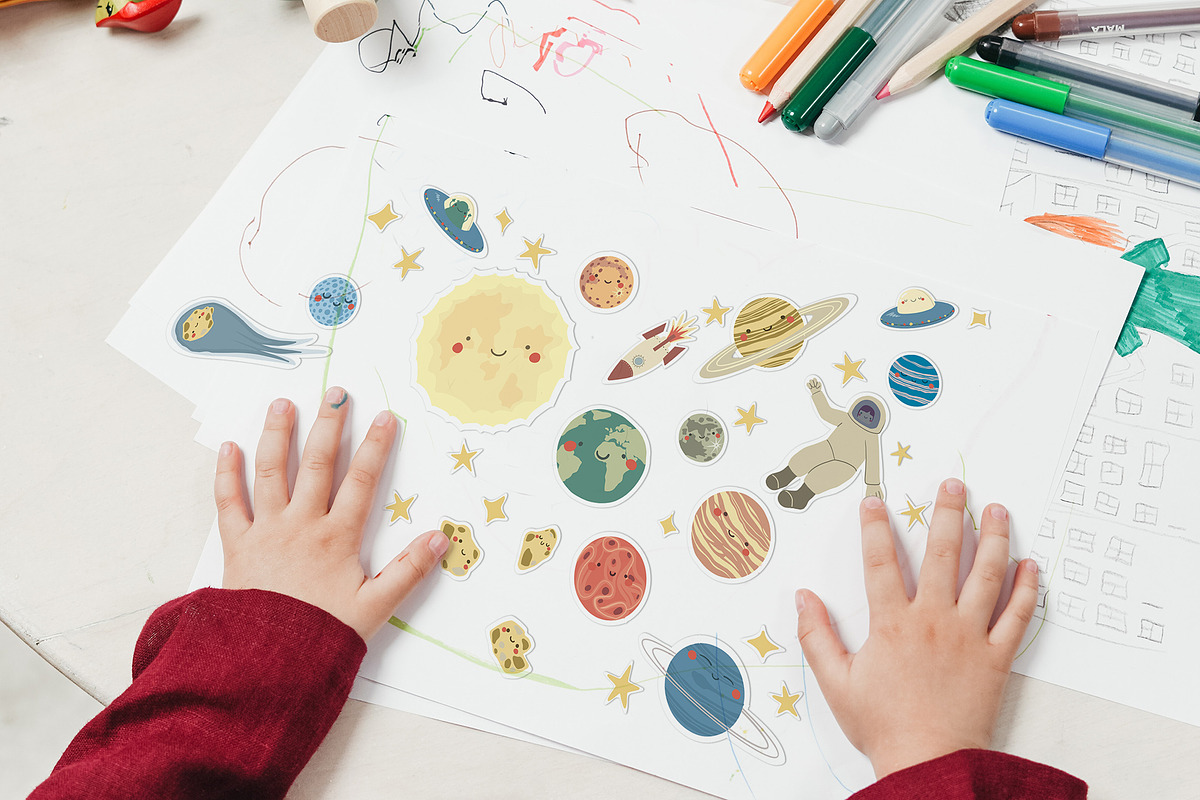 Solar system big design bundles., an Education Illustration by ann_etc (Photo 14 of 14)