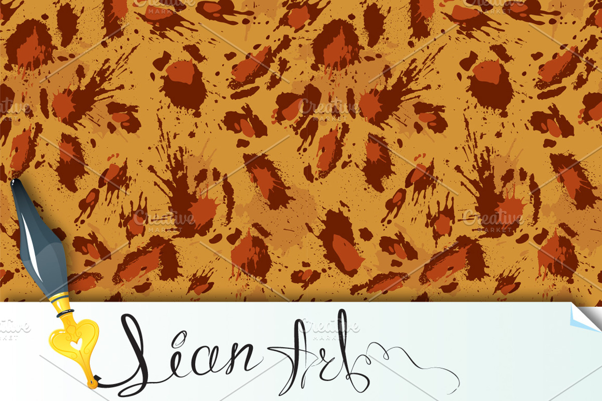 Seamless background with blots