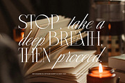 MIT Exileon - Script&Serif font duo, a Serif Font by Maculinc Type (Thumbnail 7 of 16)