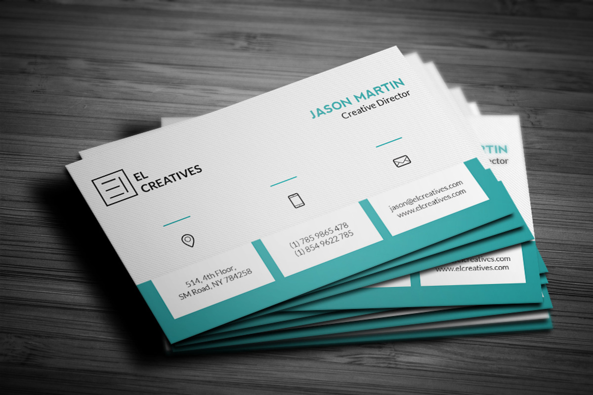 Creative Simple Business Card, a Business Card Template by bouncy (Photo 1 of 4)