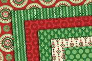Christmas Red Green Digital Paper, a Pattern Graphic by AzmariDigitals (Thumbnail 2 of 3)