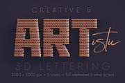 Rope Deco - 3D Lettering, a Graphic by MIIM (Thumbnail 4 of 8)