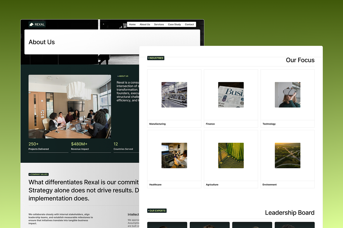 Business Advisory Figma Template, an UI Kit Template by Rozepaars Design (Photo 3 of 7)