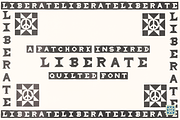 Liberate Hand Crafted Font, a Handwritten Font by Madeline ODonoghue Design (Thumbnail 5 of 5)