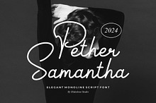 Pether Samantha || Elegant Script