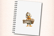 Funny Summer Beach Animals Clipart, an Illustration by Digital Artistic99 (Thumbnail 7 of 11)
