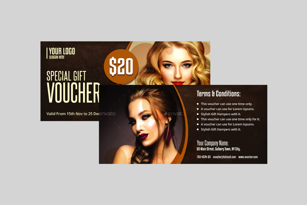 3 Special Gift Vouchers, a Card Template by emotions76 (Photo 2 of 4)