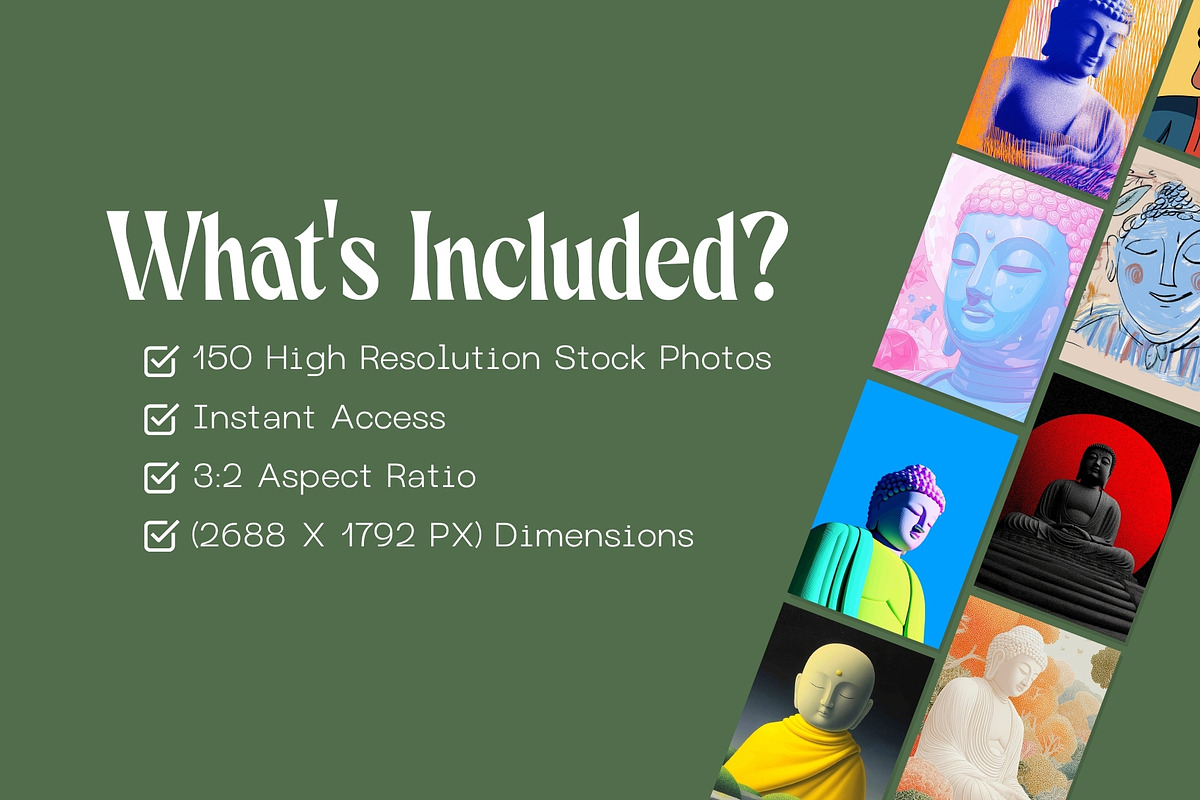 150 Spiritual Buddha Illustrations, a Decorative Illustration by Incomelion (Photo 13 of 21)