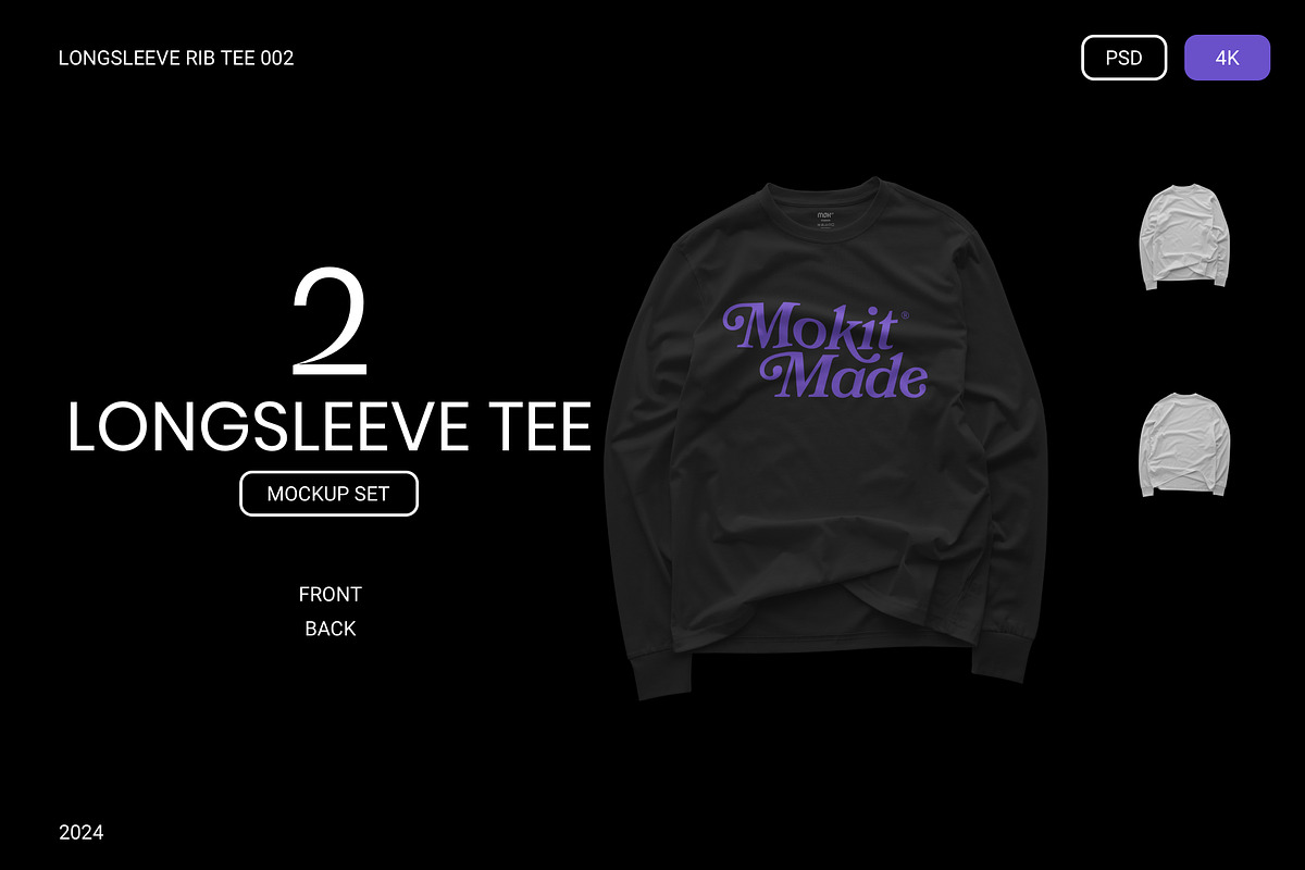 MOKITUP: Longsleeve Tee 002 Mockup, a Hoody Mockup by MOKITUP (Photo 1 of 4)
