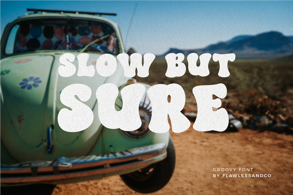 Wild Kinder - Groovy Font, a Font by Flawless And Co (Photo 4 of 9)