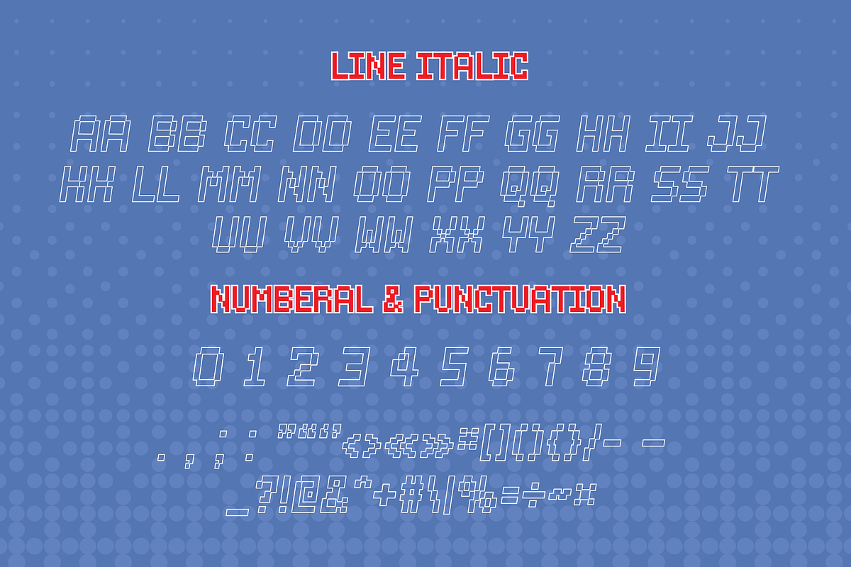 Tallbit is Pixel Family Font, a Sans Serif Font by Brown Cupple (Photo 11 of 11)